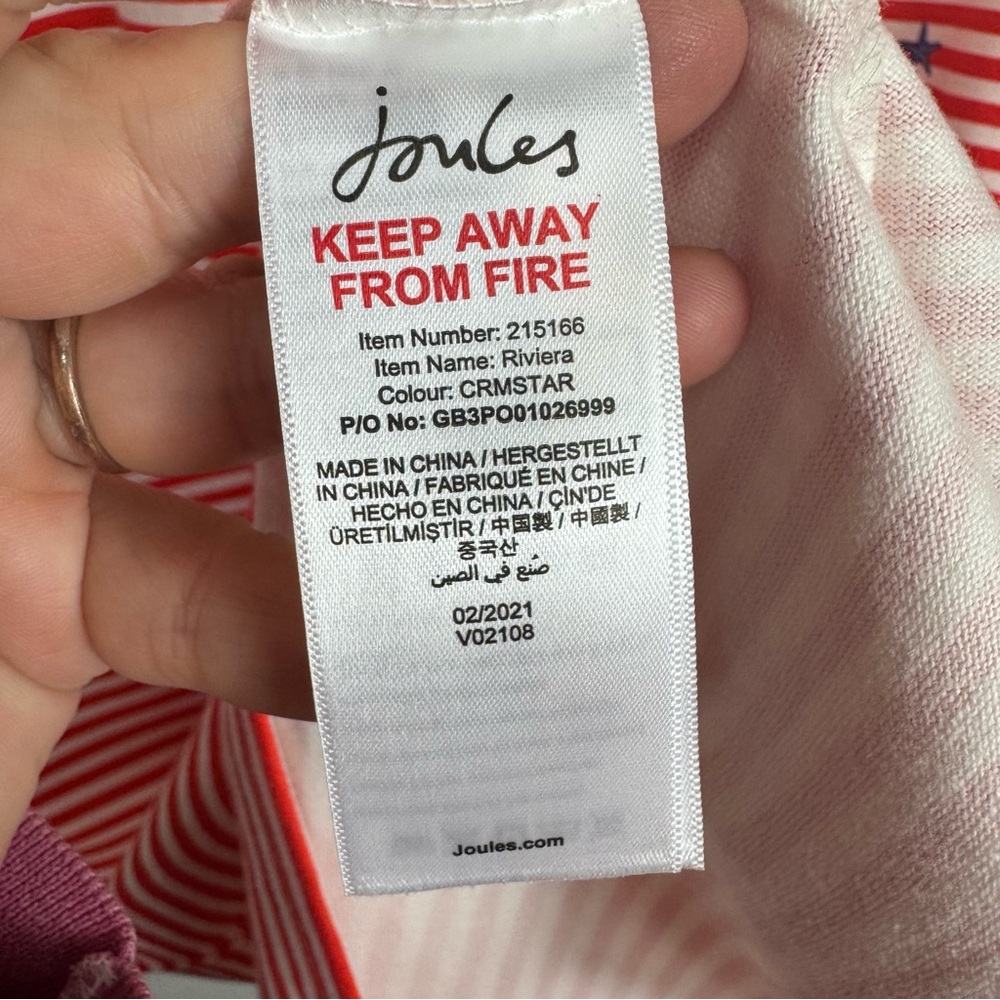 Joules Red and White Striped Starfish Nautical Dress
Sz 10 - Picture 8 of 10